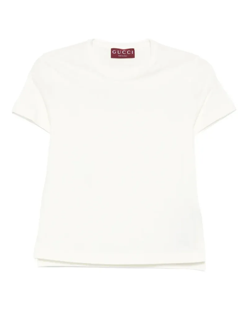 Gucci T-Shirt mit Rundhalsausschnitt - Nude Nude