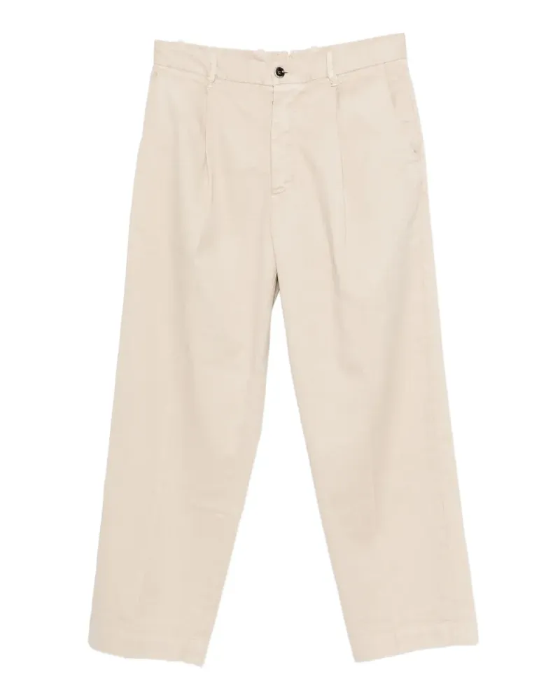 nine:inthe:morning Philip pleated-design trousers - Nude Nude