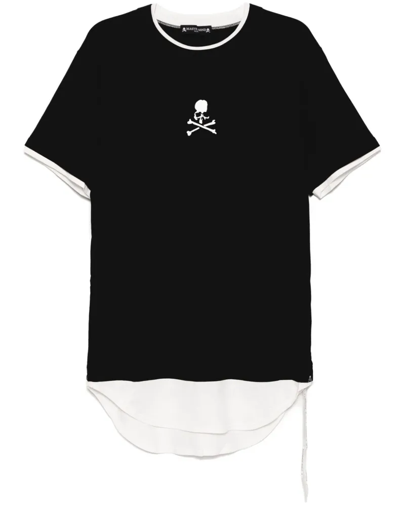 Mastermind World T-Shirt mit Logo-Print - Schwarz Schwarz