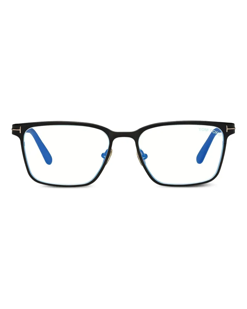 Tom Ford Eckige Brille mit Vollrand - Schwarz Schwarz