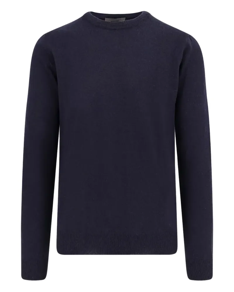 Corneliani crew neck ribbed sweatshirt - Blau Blau