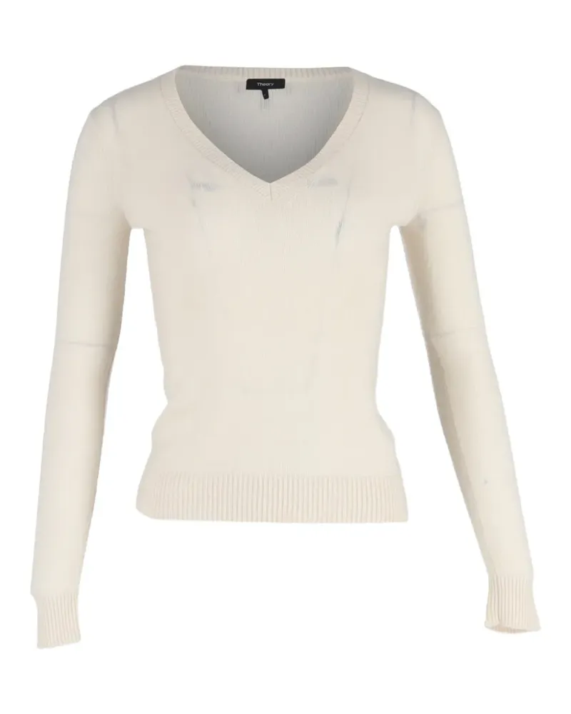 Theory Pullover mit V-Ausschnitt - Nude Nude