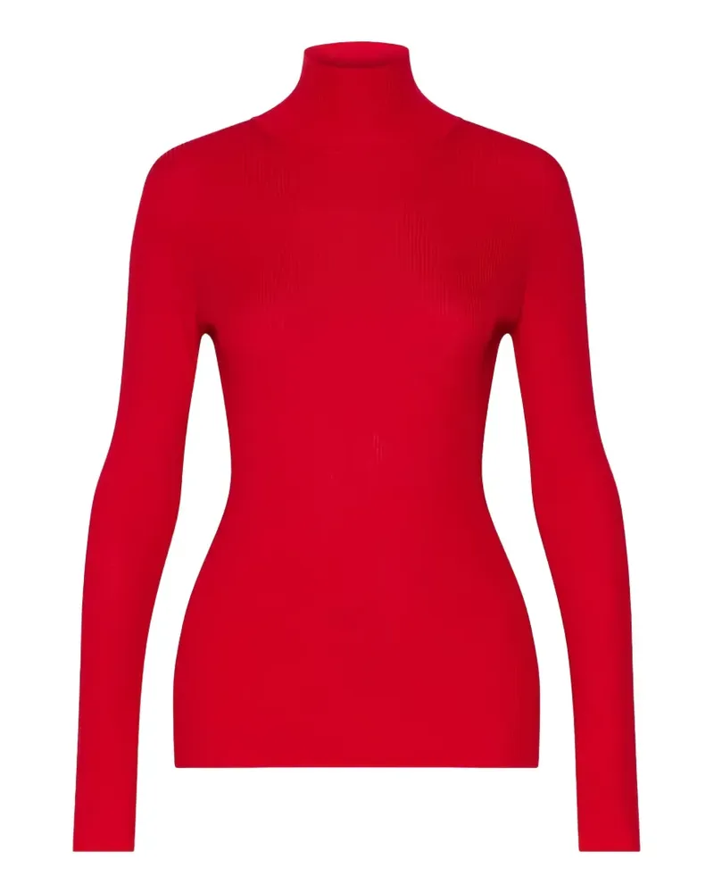 MARELLA Gerippter Rollkragenpullover - Rot Rot