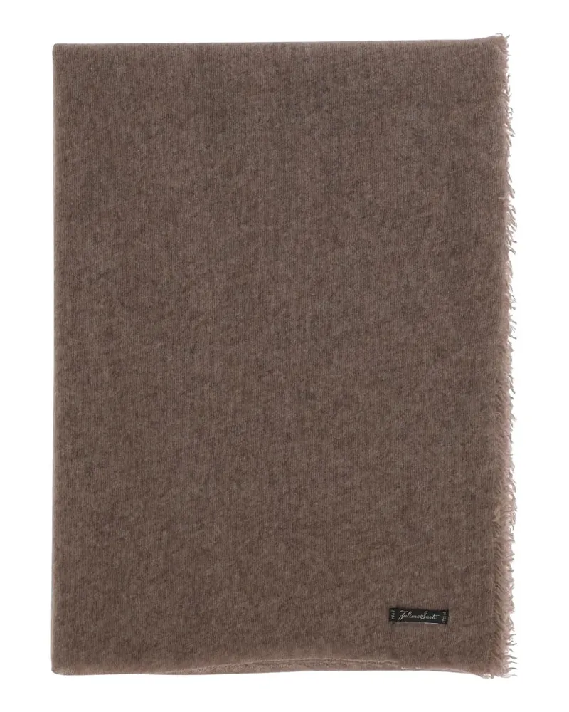 Faliero Sarti Schal mit ausgefransten Kanten - Braun Braun