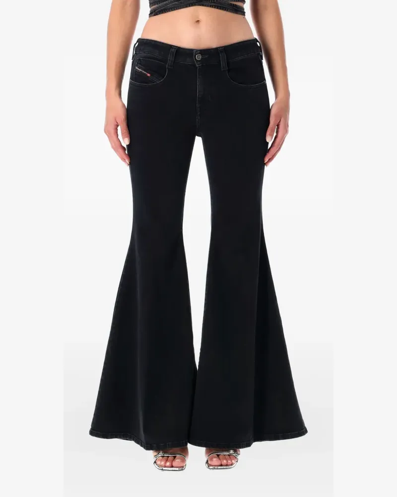 Diesel 1970 D-Bleess Schlagjeans - Schwarz Schwarz