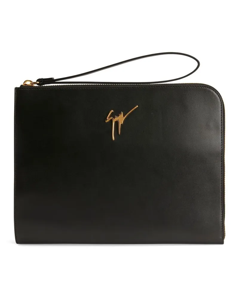 Giuseppe Zanotti Fabian Clutch Schwarz