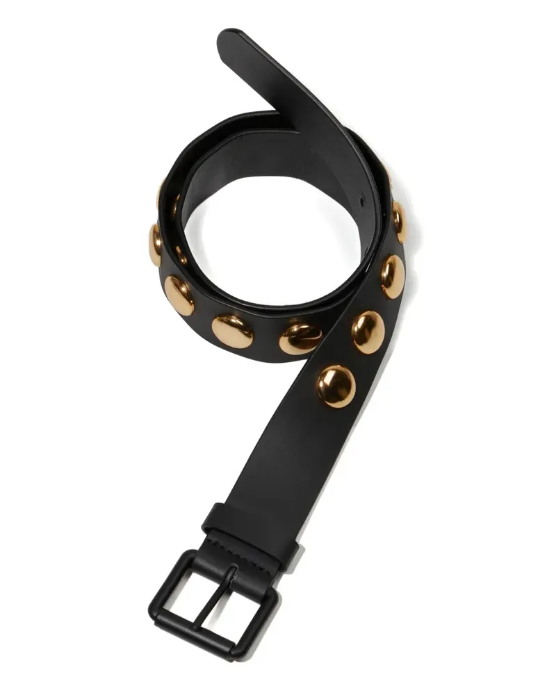 Osklen Gürtel mit Nieten - Schwarz Schwarz