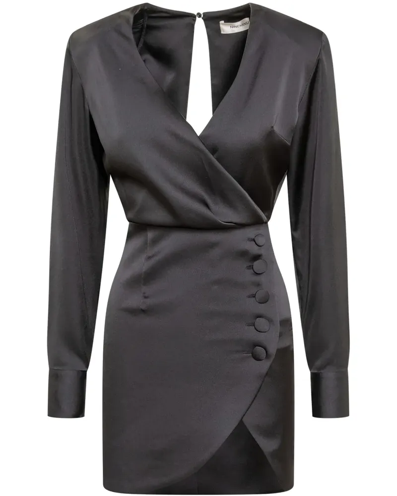 NINEMINUTES The Grace Minikleid - Schwarz Schwarz