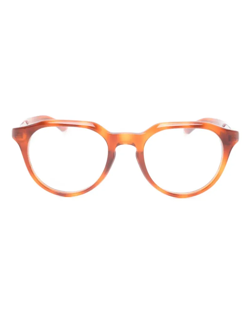 Gucci Brille mit rundem Gestell - Braun Braun
