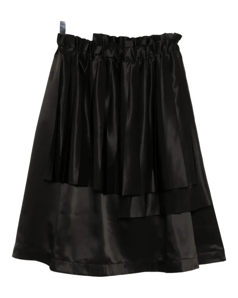 Noir Kei Ninomiya Rock im Layering-Look - Schwarz Schwarz