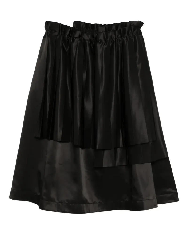 Noir Kei Ninomiya Rock im Layering-Look - Schwarz Schwarz