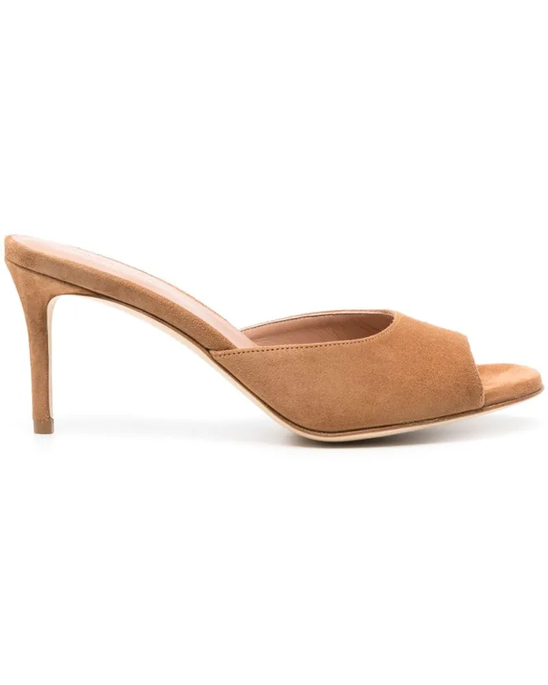 Scarosso Lohan Mules 75mm - Nude Nude