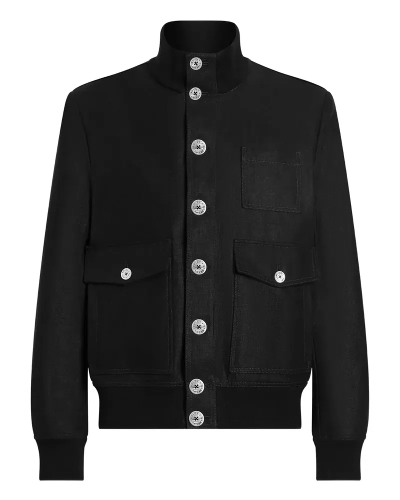 Dolce & Gabbana Jacke mit mehreren Taschen - Schwarz Schwarz