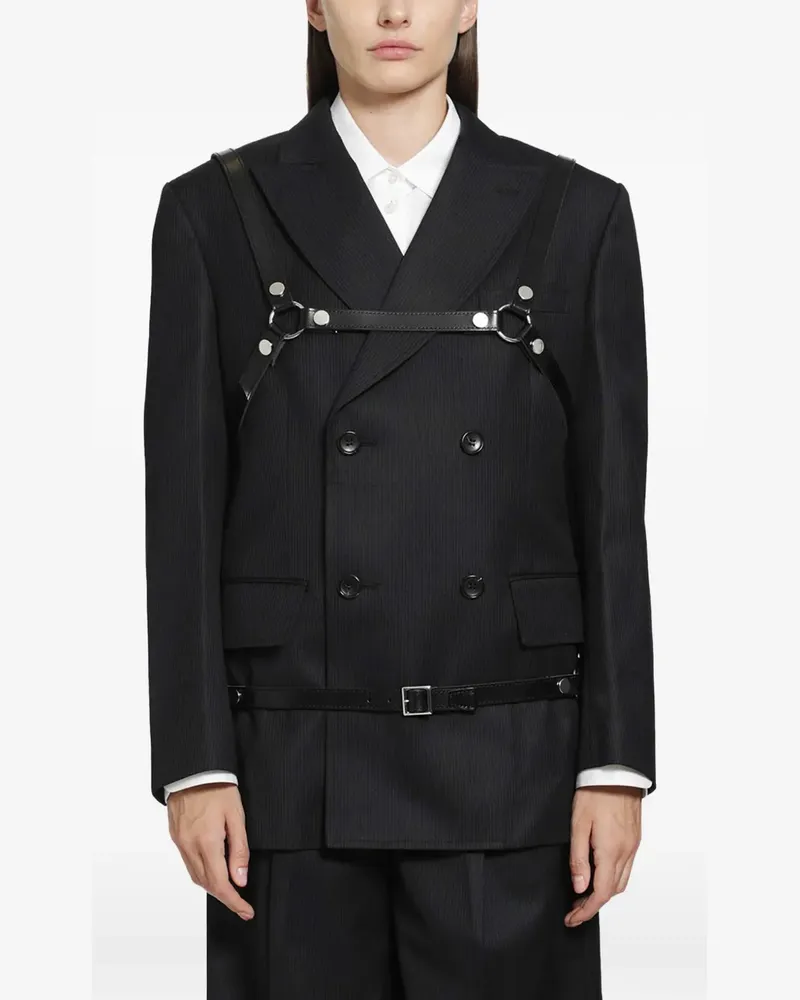 Junya Watanabe buckle-fastening leather harness - Schwarz Schwarz
