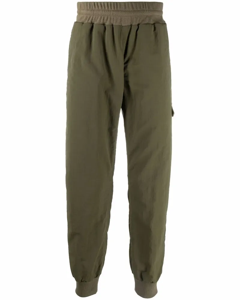 Undercover Jogginghose im Cropped-Design - Grün Grün