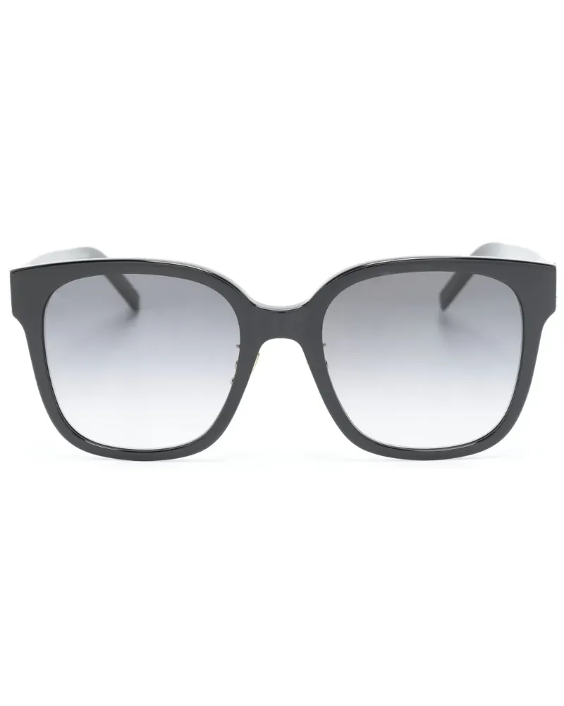 Saint Laurent Eckige SL M107/K Sonnenbrille - Schwarz Schwarz