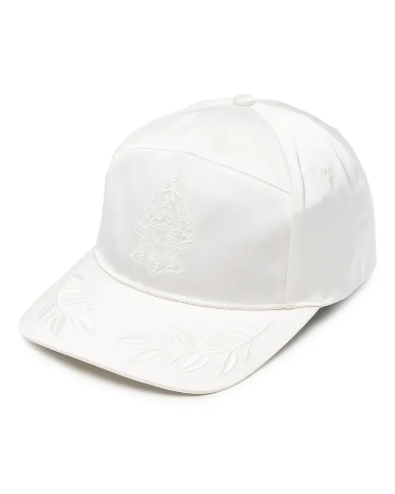 Casablanca Paris Hotel Emblem Baseballkappe mit Stickerei - Weiß Weiß
