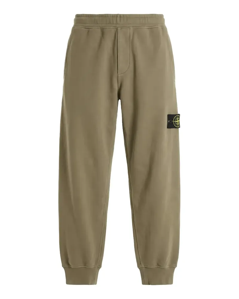 Stone Island logo-patch track pants - Grün Grün
