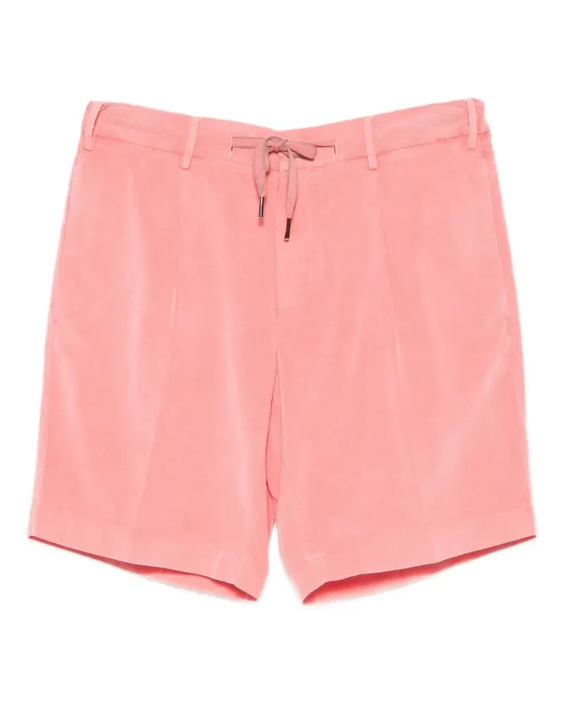 Biagio Santaniello pleated corduroy shorts - Rosa Rosa