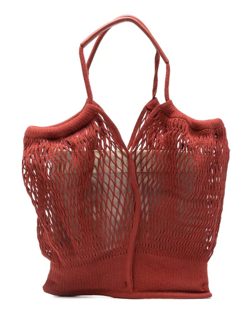 HEREU Hélène net tote bag - Rot Rot