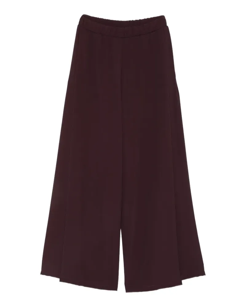 IMPERIAL elasticated-waist palazzo pants - Violett Violett