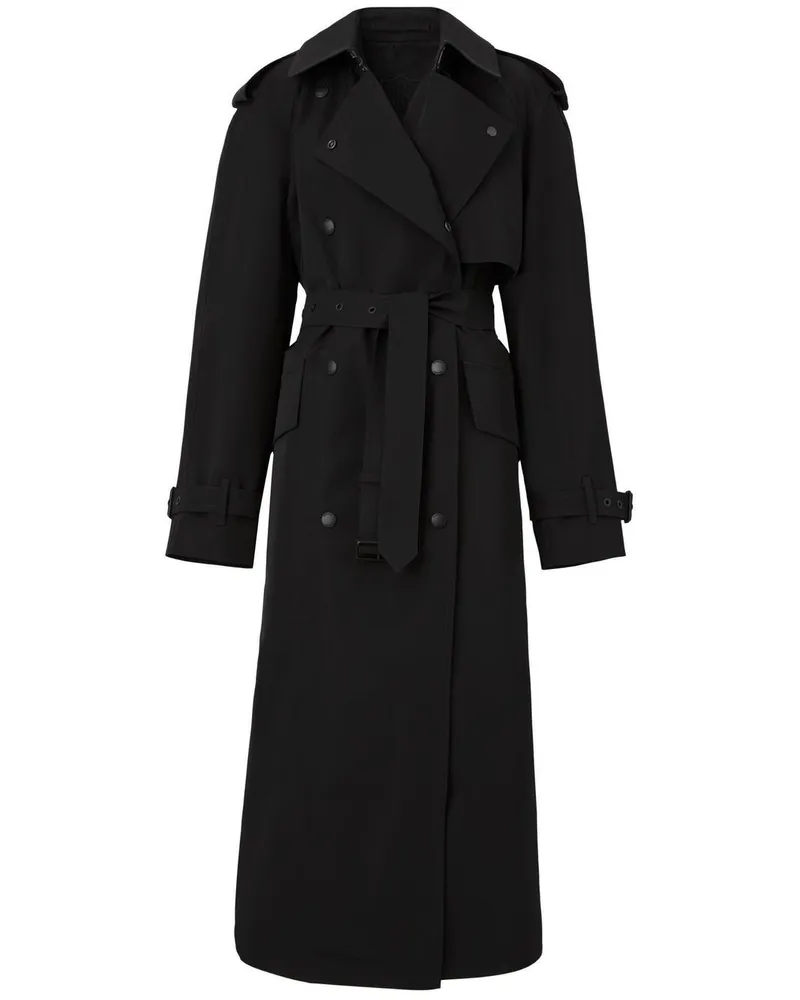 Burberry Klassischer Trenchcoat Schwarz