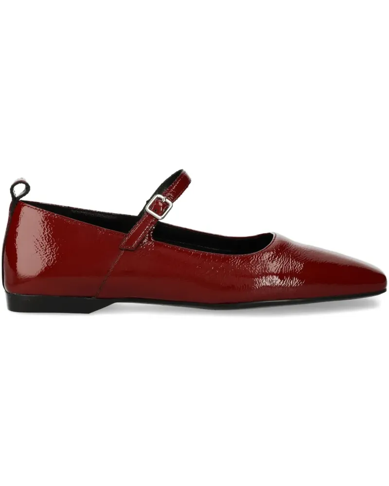 Vagabond Delia Ballerinas aus Lackleder - Rot Rot