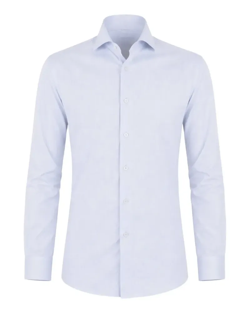 HUGO BOSS Knitterfreies Hemd - Blau Blau