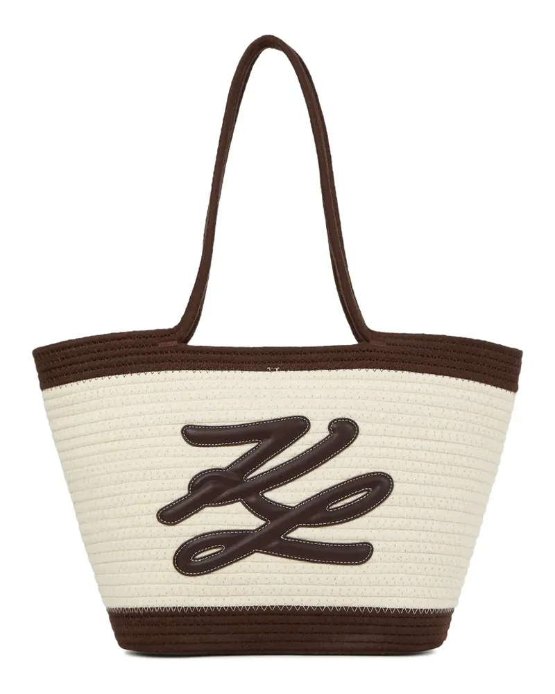 Karl Lagerfeld K/Autograph Tote Bag - Nude Nude