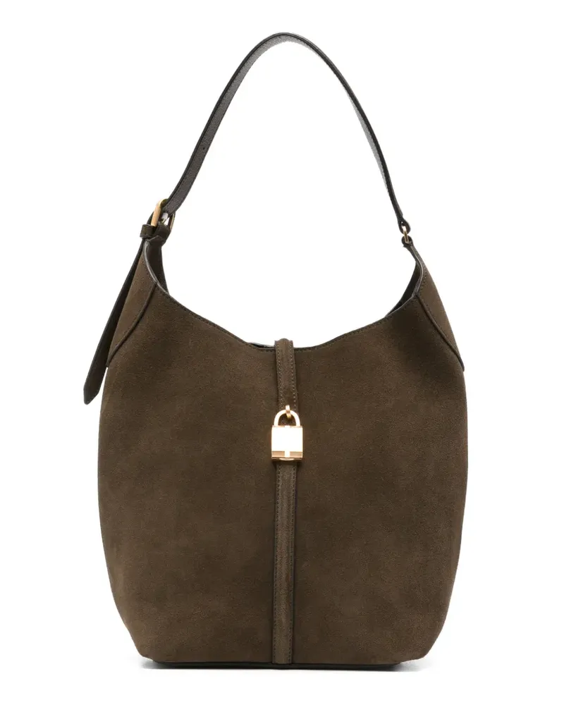 DeMELLIER Siena suede shoulder bag - Braun Braun