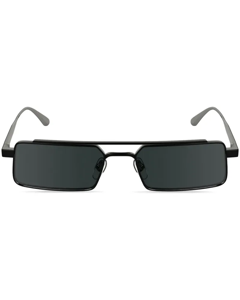 Calvin Klein Sonnenbrille mit eckigem Gestell - Schwarz Schwarz