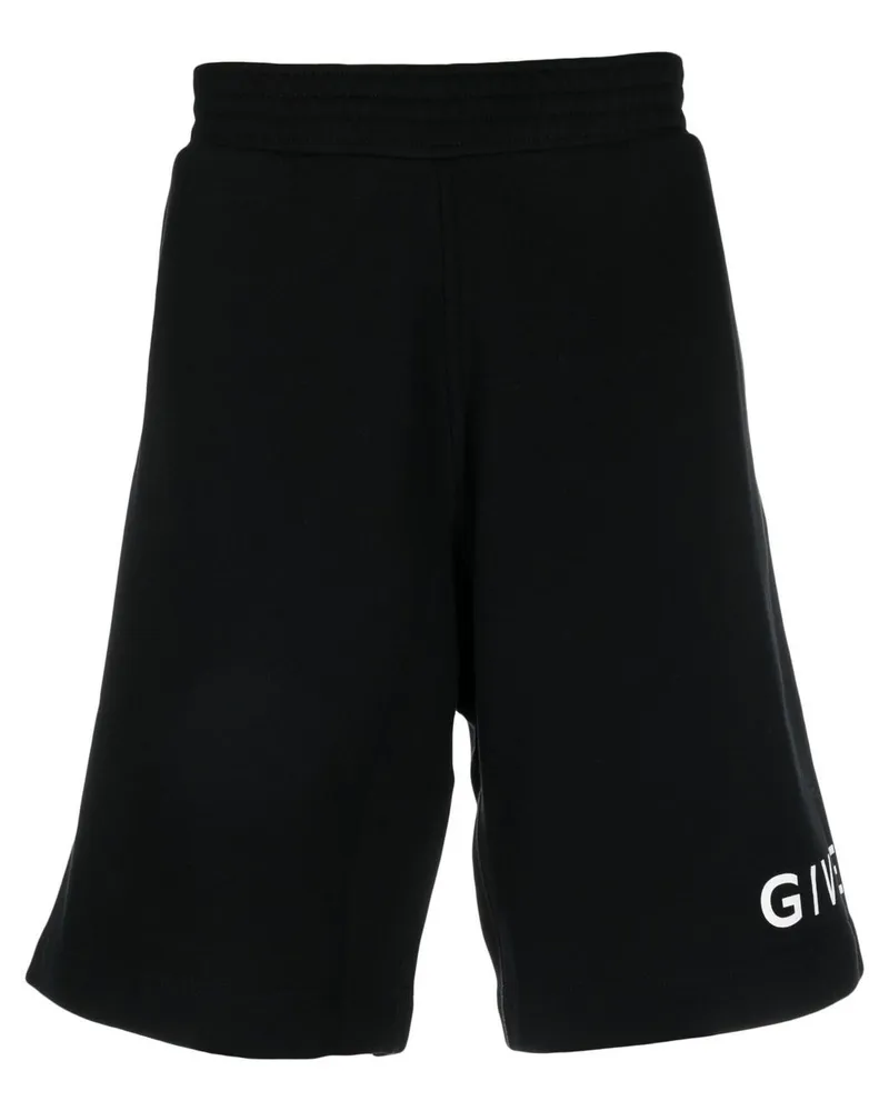 Givenchy Joggingshorts mit Logo-Print - Schwarz Schwarz