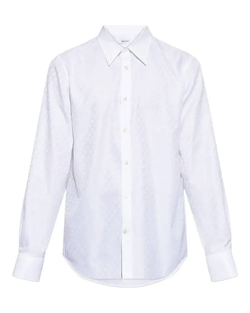 Alexander McQueen skull-print shirt - Weiß Weiß