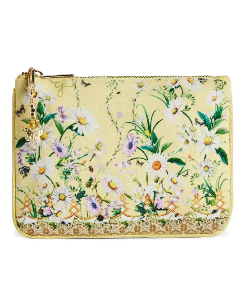 Camilla Daisy Chains Clutch mit Blumen-Print - Gelb Gelb