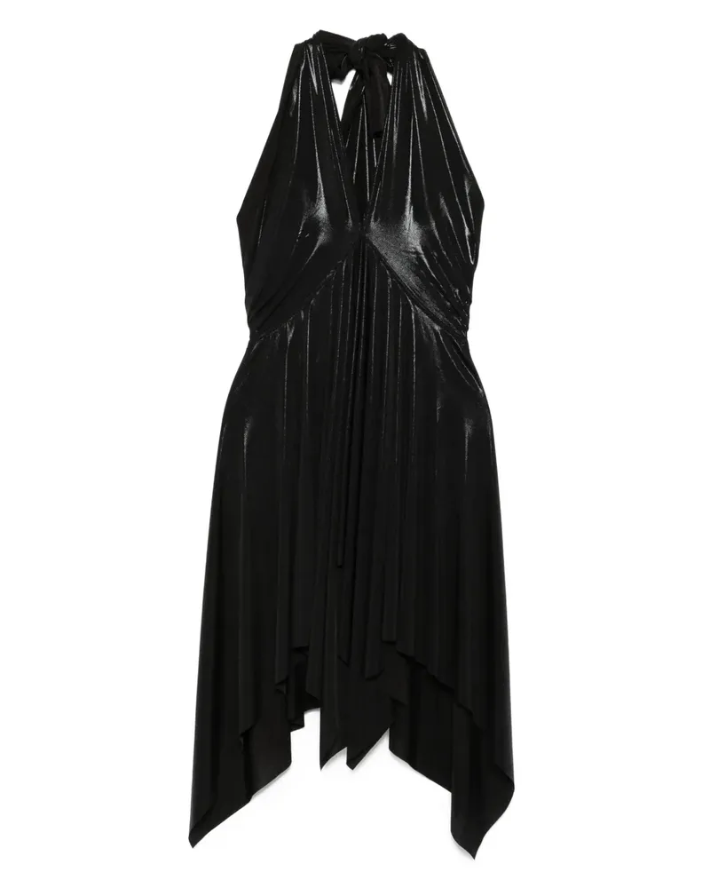 Norma Kamali Minikleid mit Neckholder - Schwarz Schwarz