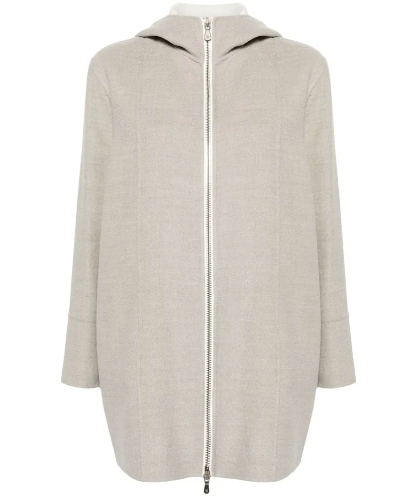Eleventy Jacke mit Kapuze - Nude Nude