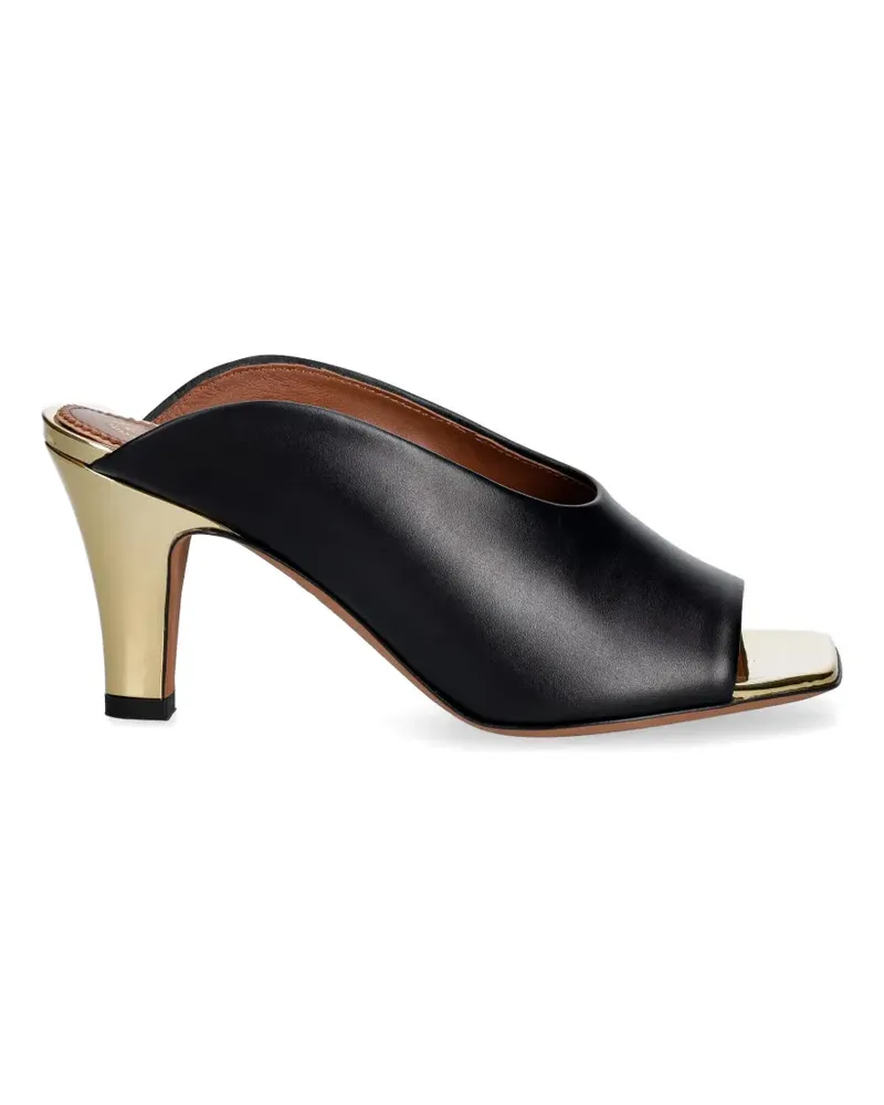 Pollini Archive Collection leather sandals - Schwarz Schwarz