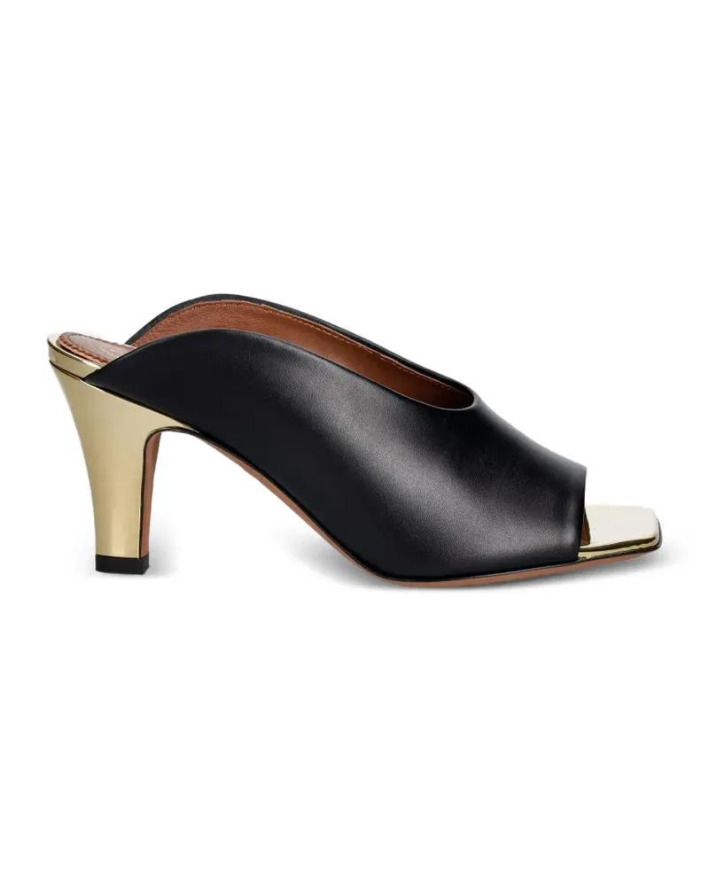 Pollini Archive Collection leather sandals - Schwarz Schwarz