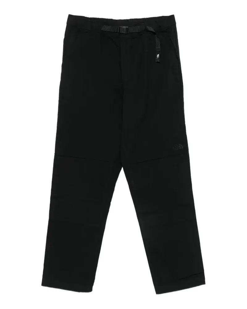 The North Face logo-embroidered trousers - Schwarz Schwarz