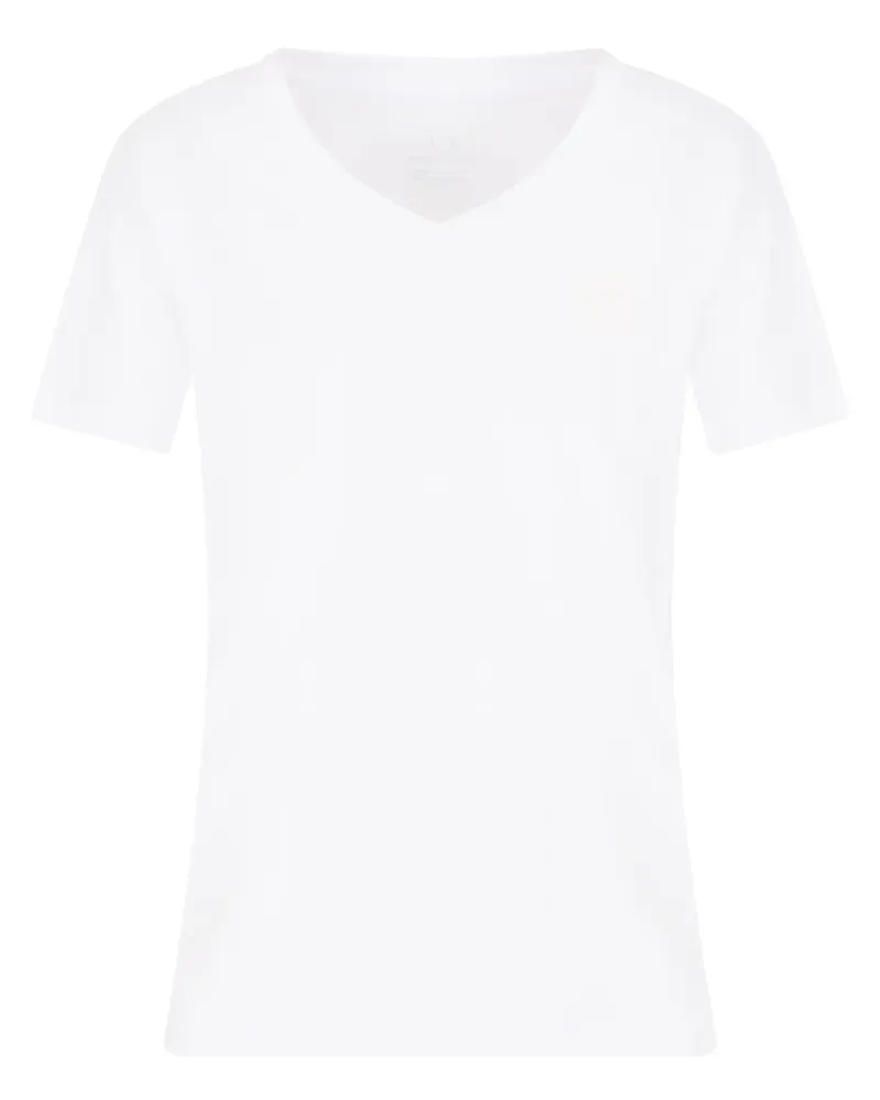 Armani Exchange Klassisches T-Shirt - Weiß Weiß