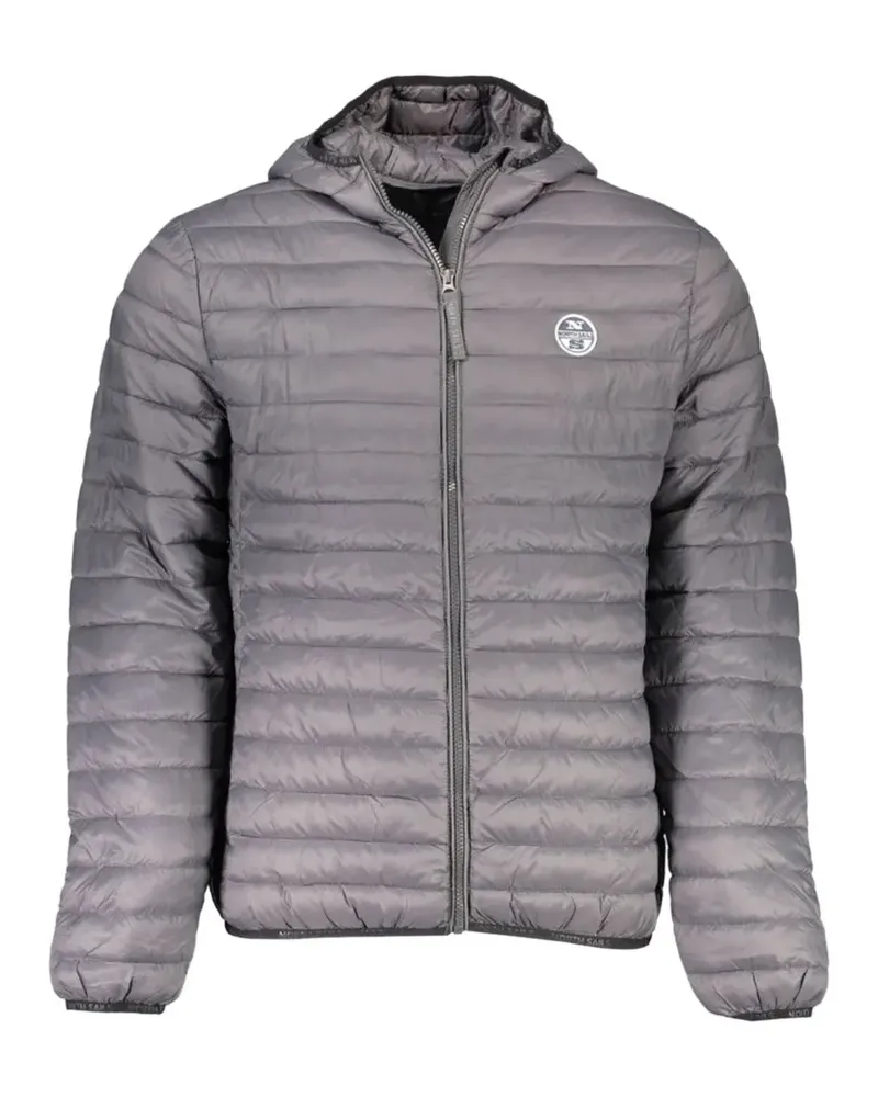 North Sails Gesteppte Kapuzenjacke - Grau Grau