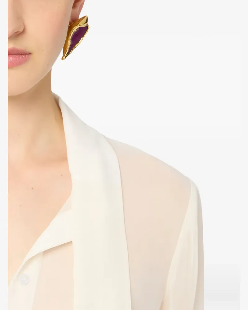 Nina Ricci Calla Flower Ohrclips - Gold Gold