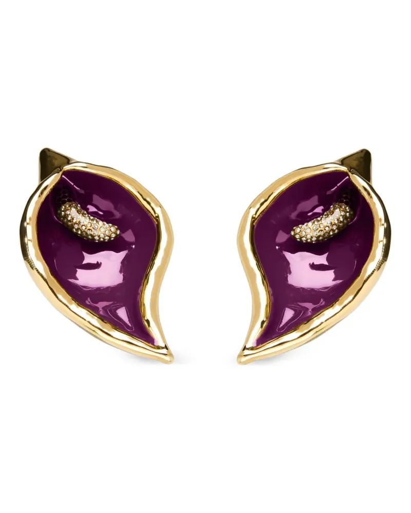 Nina Ricci Calla Flower Ohrclips - Gold Gold