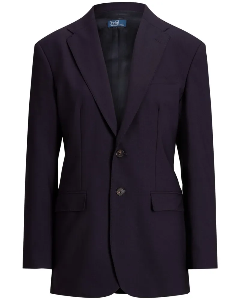 Ralph Lauren Einreihiger Blazer - Blau Blau
