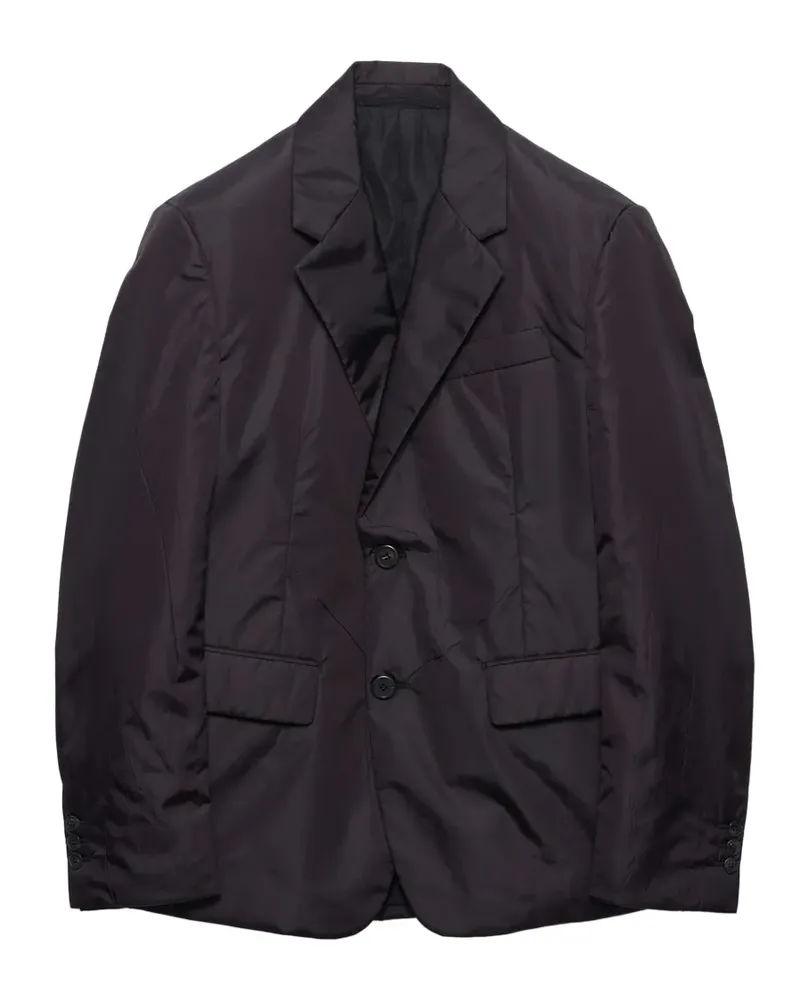Prada Jacke aus Re-Nylon - Schwarz Schwarz