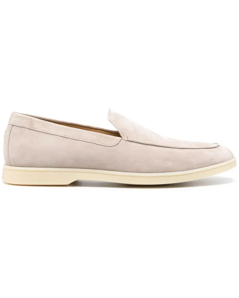 Henderson Loafer aus Wildleder mit Logo - Nude Nude
