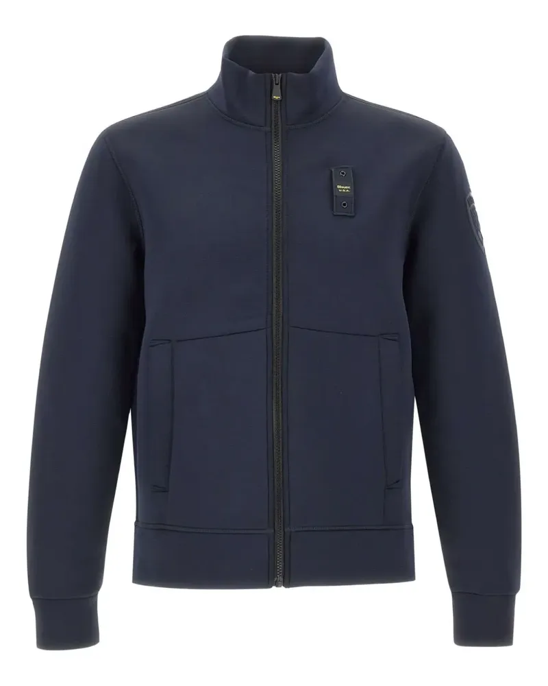 Blauer Halborn zip-fastening sweatshirt Blau