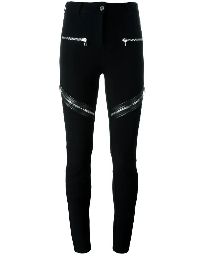 Givenchy Hose mit Reißverschlüssen - Schwarz Schwarz