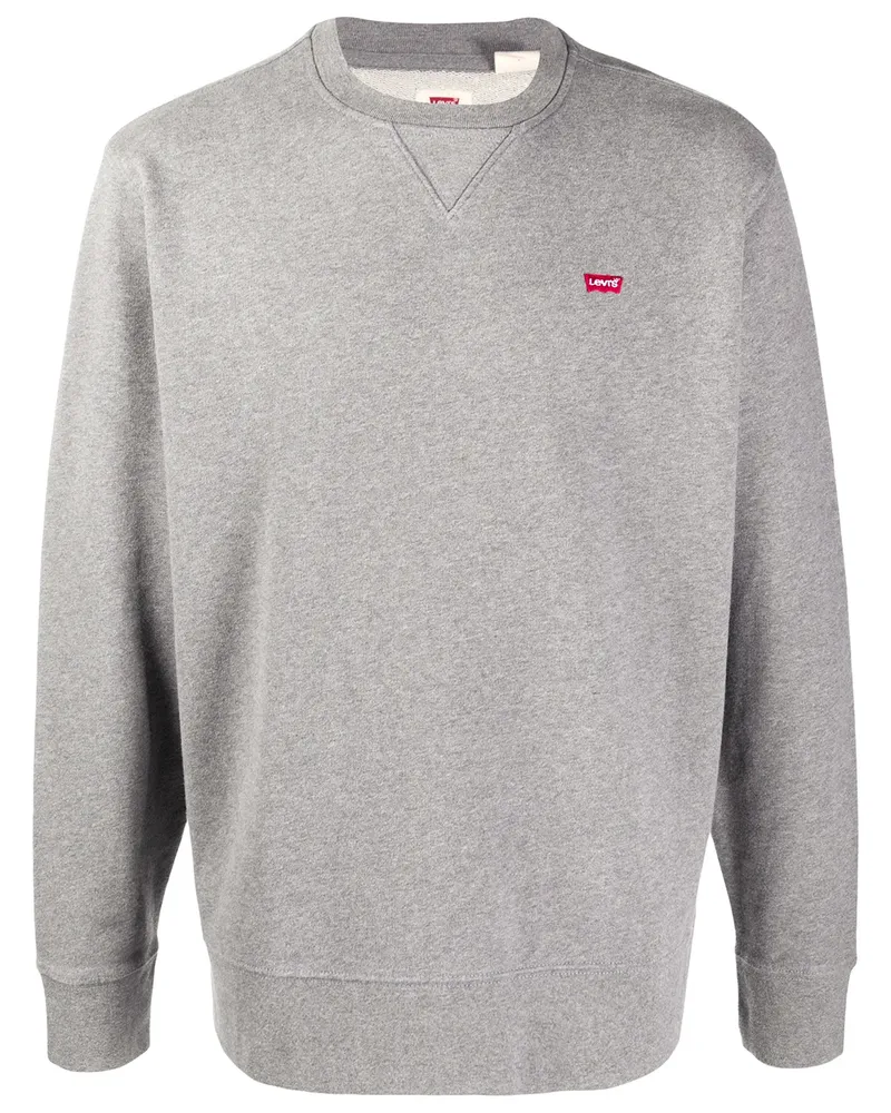 Levi's Sweatshirt mit Logo - Grau Grau