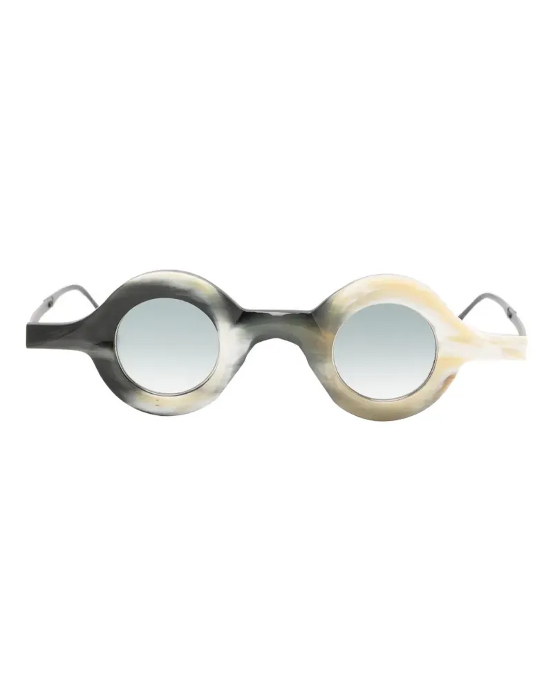 RIGARDS round-frame sunglasses - Schwarz Schwarz